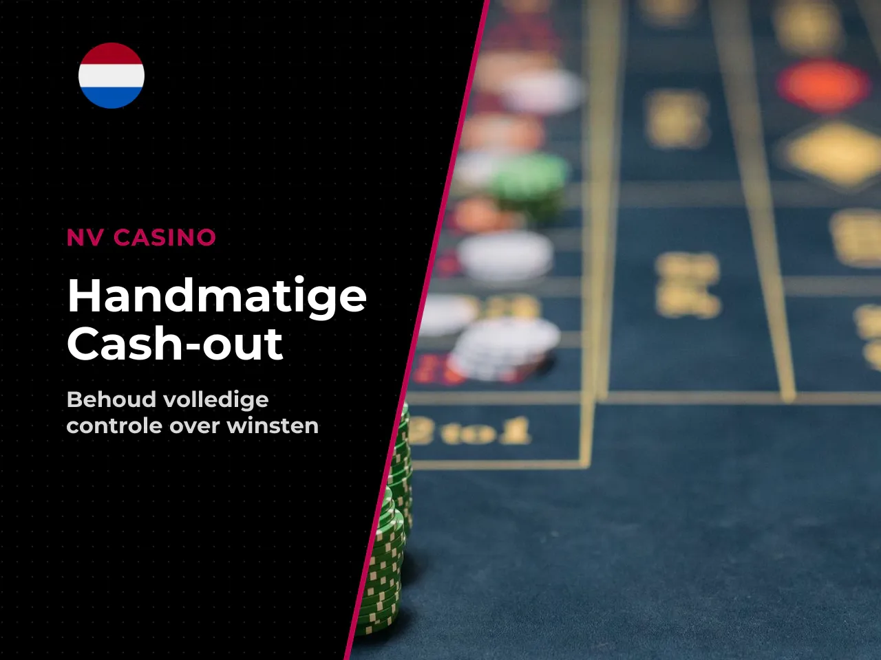 Wanneer je handmatig een cash out
