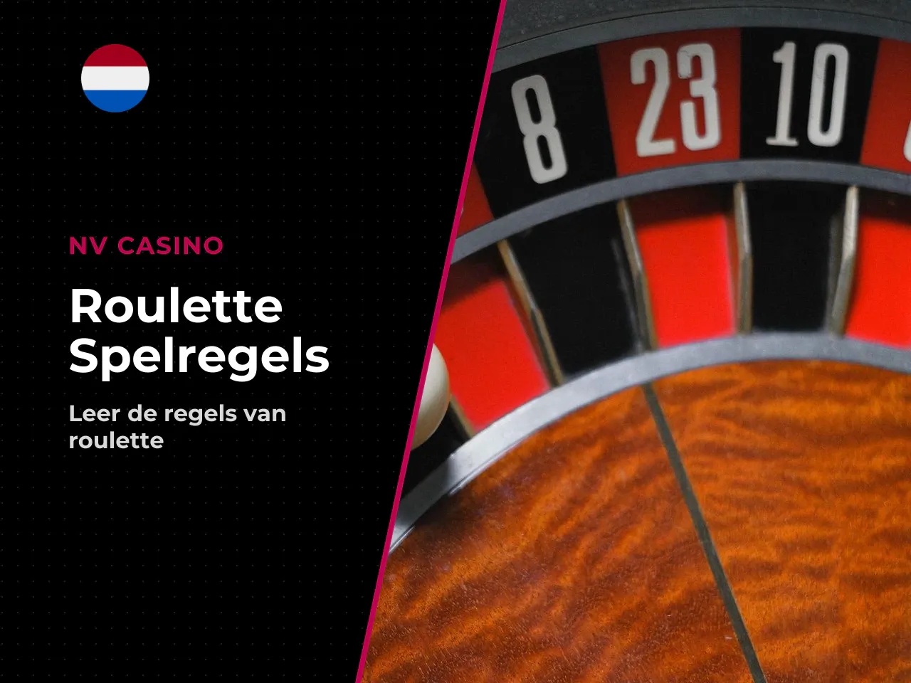 De roulettetafel en de vakken op