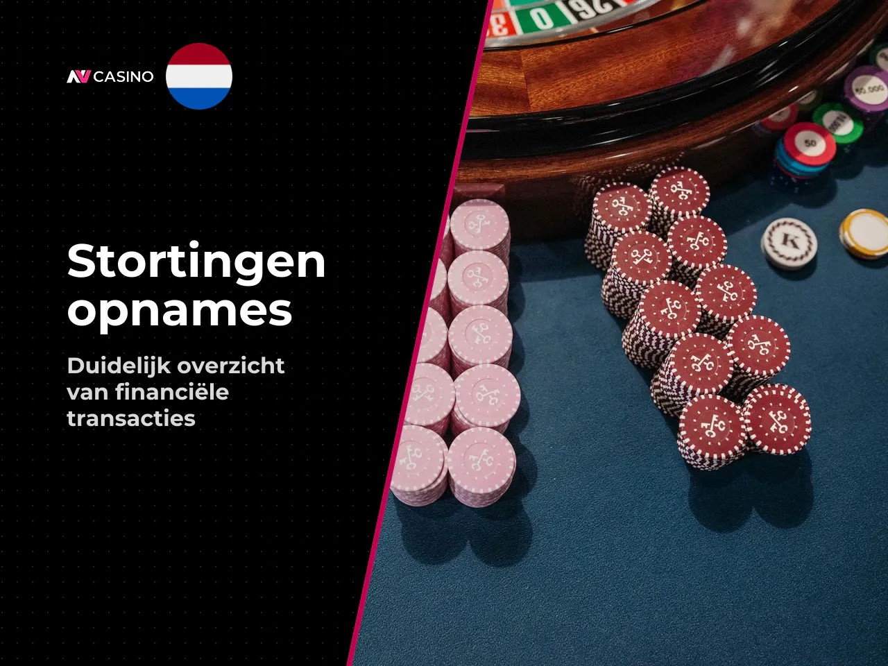 Stortingen, opnames en NV Casino stortingslimieten