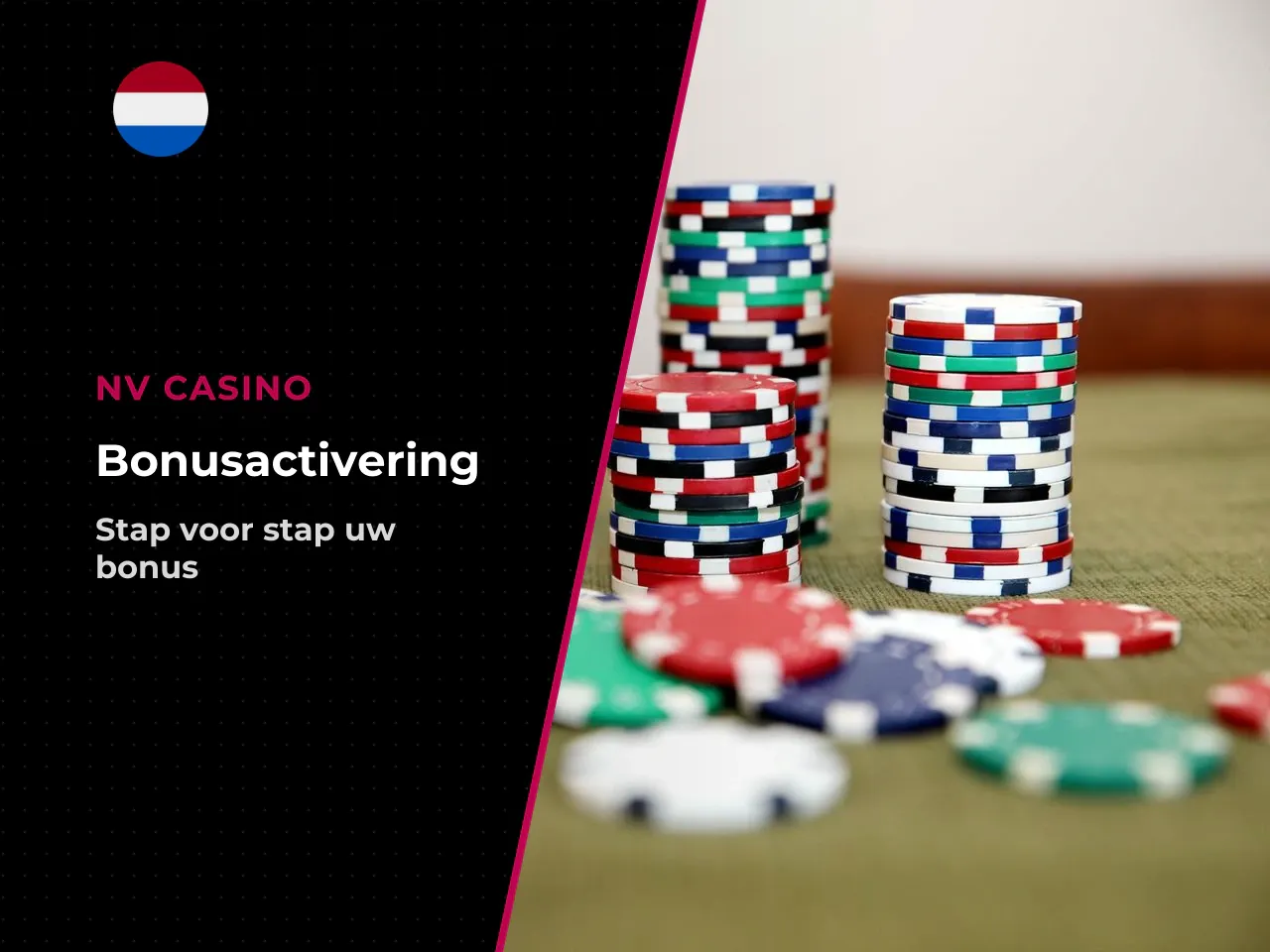 Stapsgewijs scenario voor bonusactivering. De route