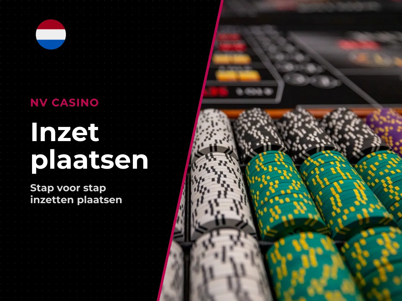 Hoe je een inzet plaatst en